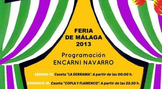 Encarni Navarro  En La Caseta Siempre Asi Feria De Malaga 2013